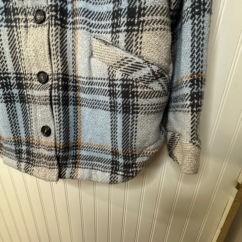 Women's Prana Lower Falls Flannel Jacket in the Big Sky Blue Size M - Picture 12 of 16
